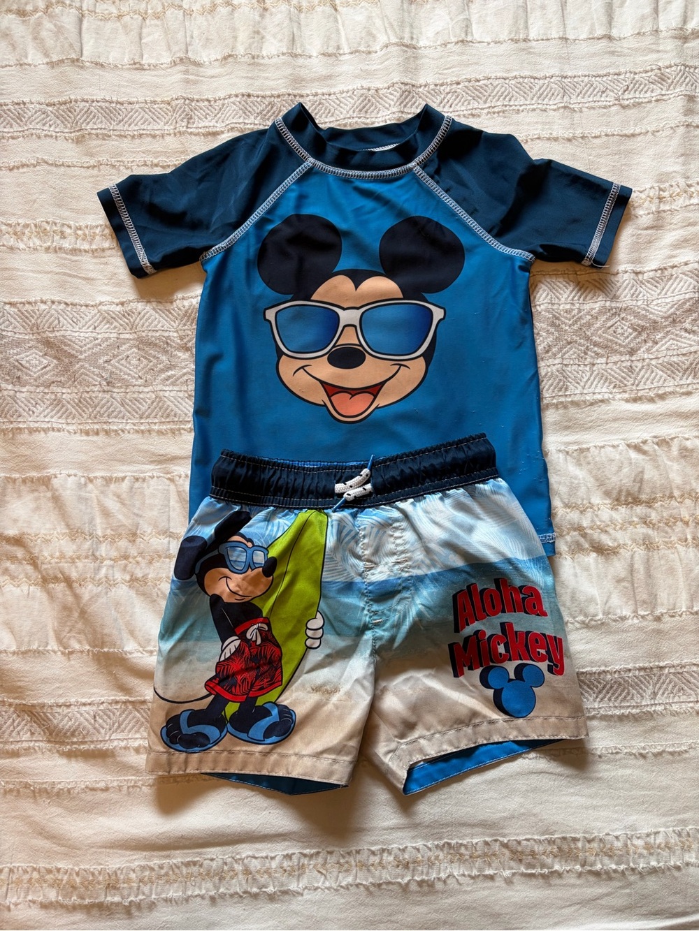 DISNEY 2T Mickey Mouse Swim Set